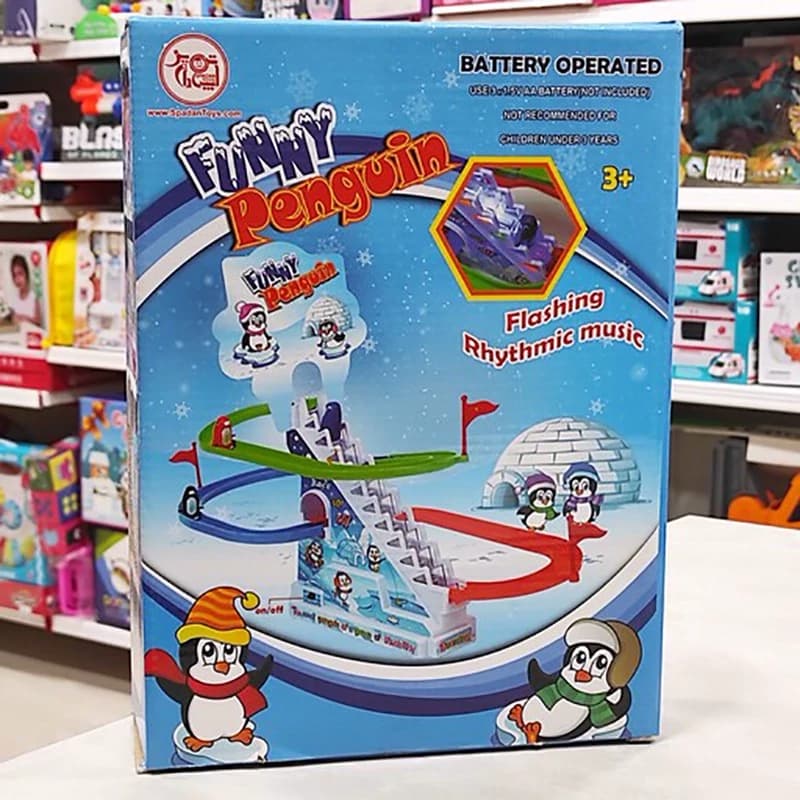 اسباب بازی موزیکال پله برقی پنگوئن مدلFunny Penguin — تصویر ۲