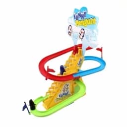 اسباب بازی سرسره و پله پنگوئن موزیکال و باطری خور مدل Funny Penguin — تصویر ۲