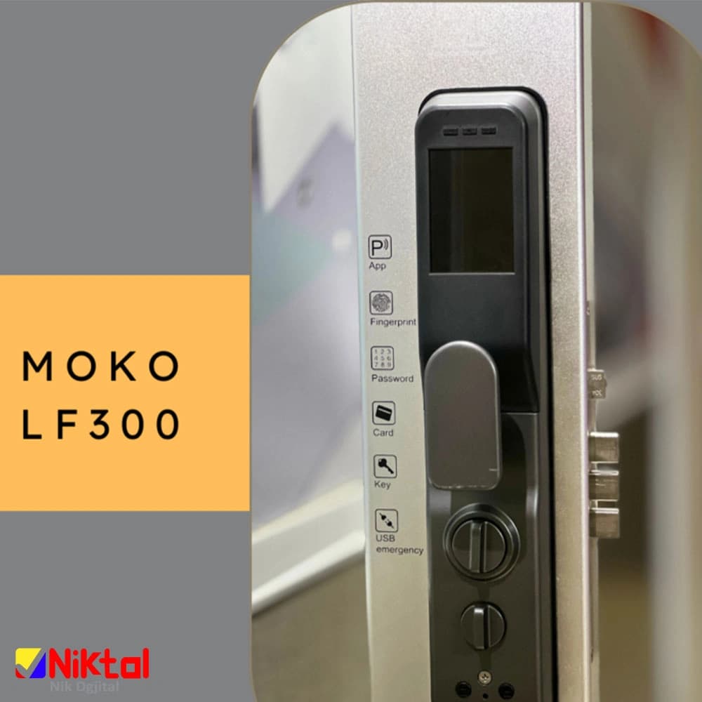 دستگیره و قفل هوشمند دیجیتال MOKO LF300 — تصویر ۵