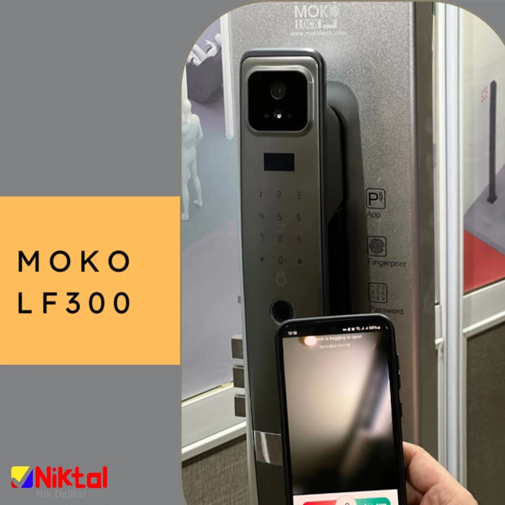 دستگیره و قفل هوشمند دیجیتال MOKO LF300 — تصویر ۳