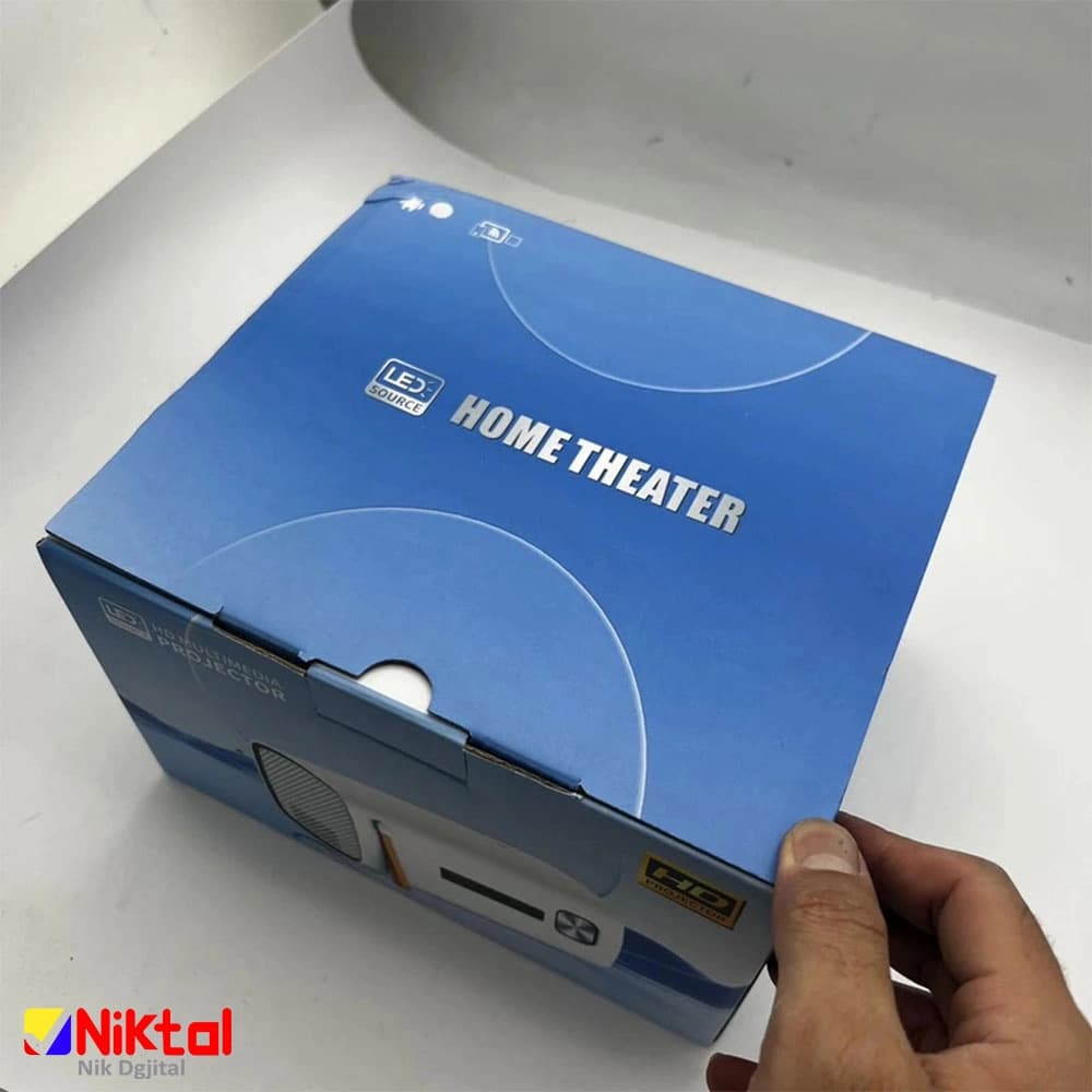 ویدئو پروژکتور مدل T100A اندروید، فوکوس خودکار، کیفیت صدای عالی، 720p — تصویر ۶
