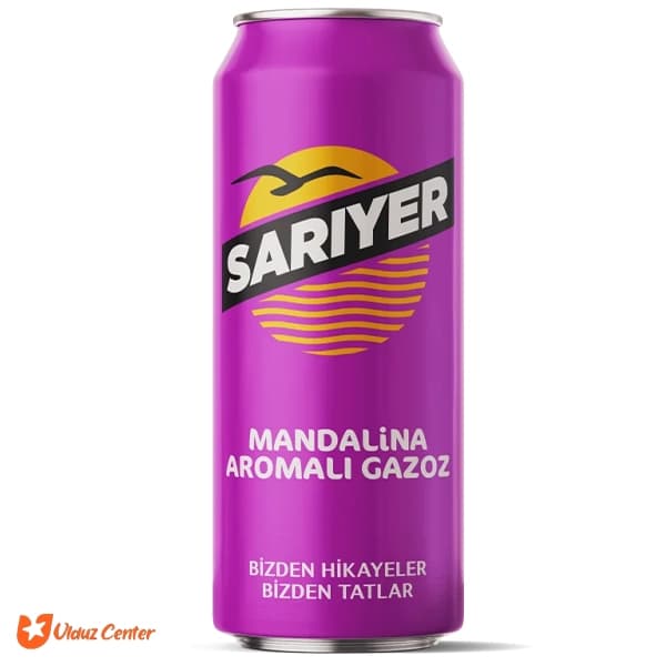 نوشابه فلزی Sariyer با طعم ماندالینا 330 میل