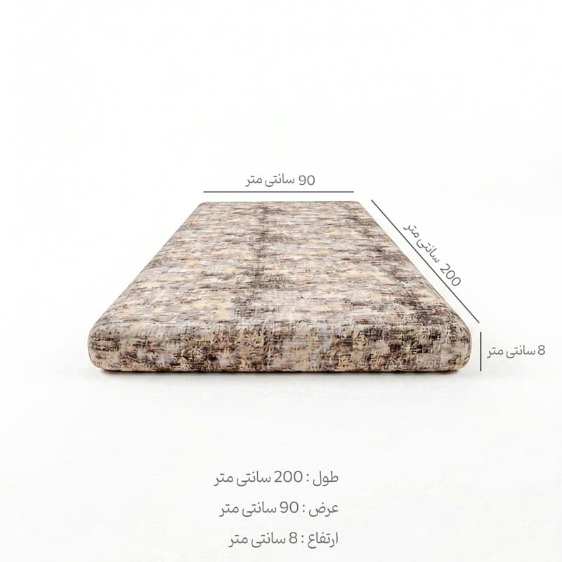 تشک طبی آنیسا مدل مدیکال هارد کد 2 یکنفره سایز 200×90 سانتی متر — تصویر ۳
