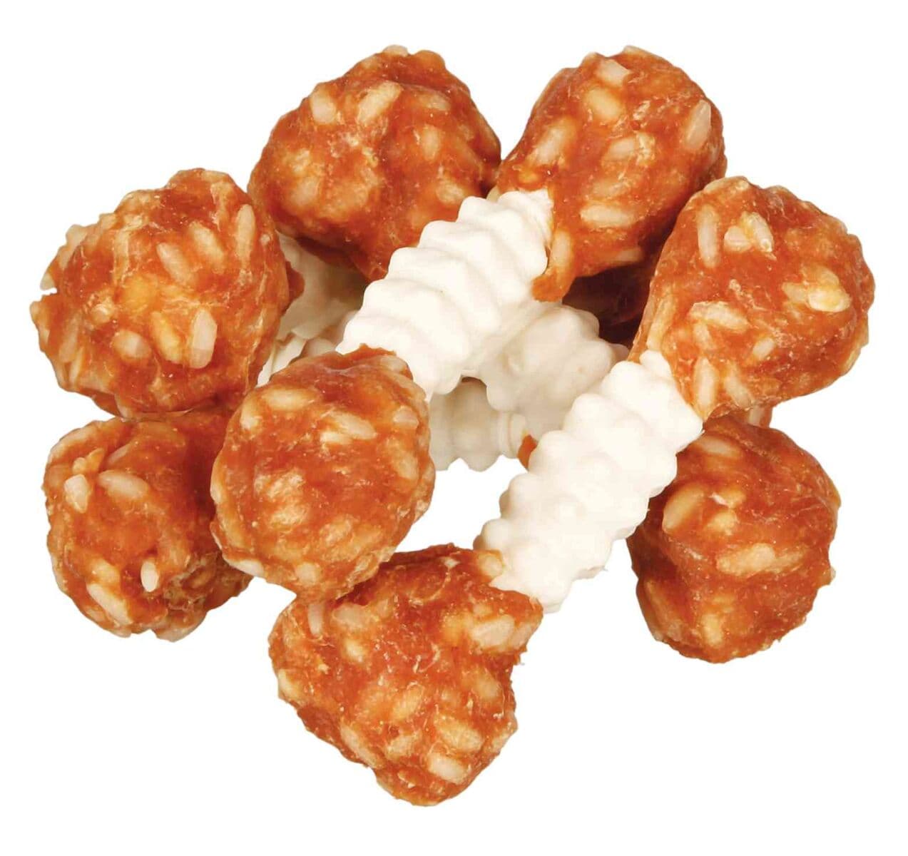 تشویقی دنتال سگ مدل دمبلی با طعم مرغ و برنج 6 عددی تریکسی (trixie) — تصویر ۴