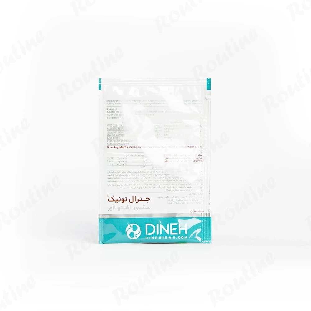 ساشه جنرال تونیک دینه طعم کاکائو 20 عدد — تصویر ۳