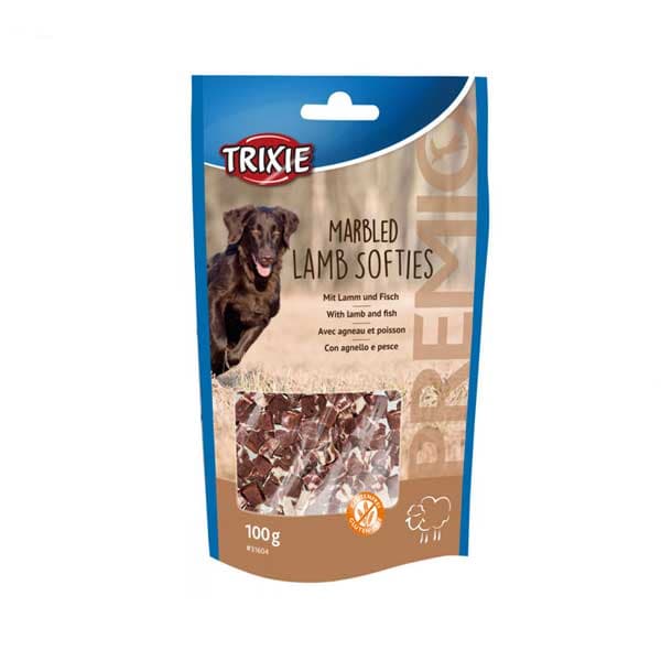 تشویقی سگ با طعم بره و ماهی 100 گرمی تریکسی (trixie)