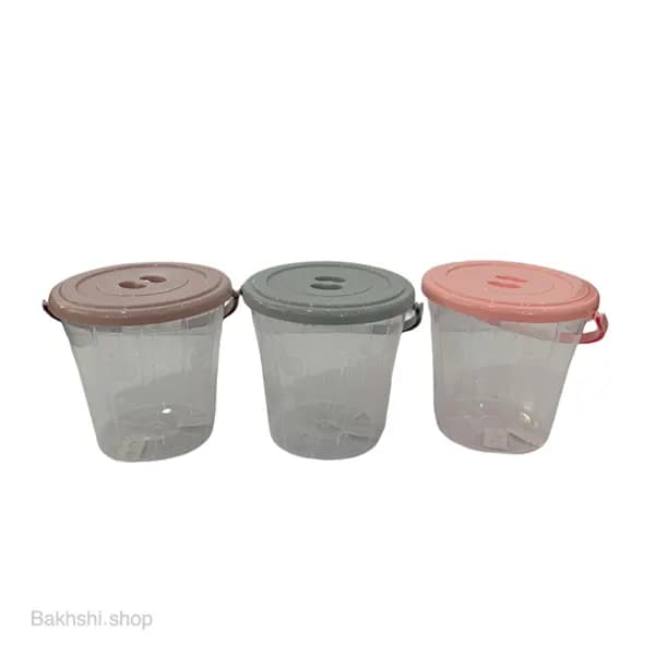 سطل مدرج همه کاره 3 لیتری شفاف