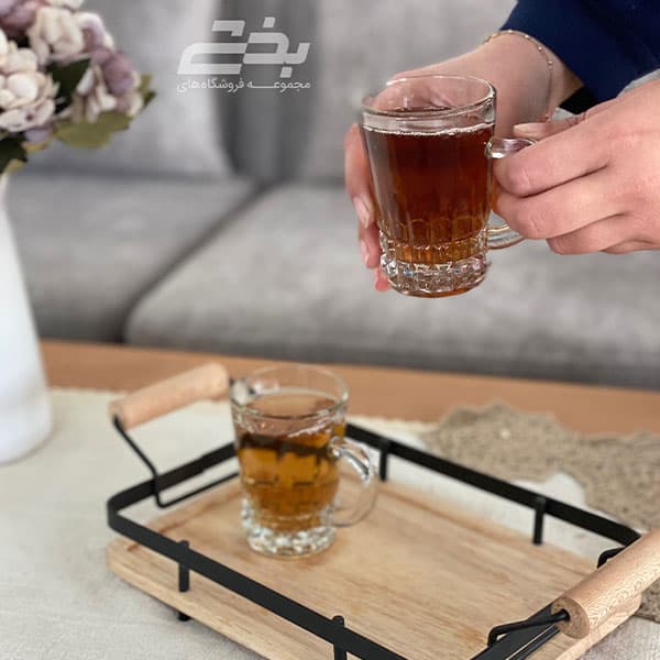 نیم لیوان استون دسته دار کاوه — تصویر ۳