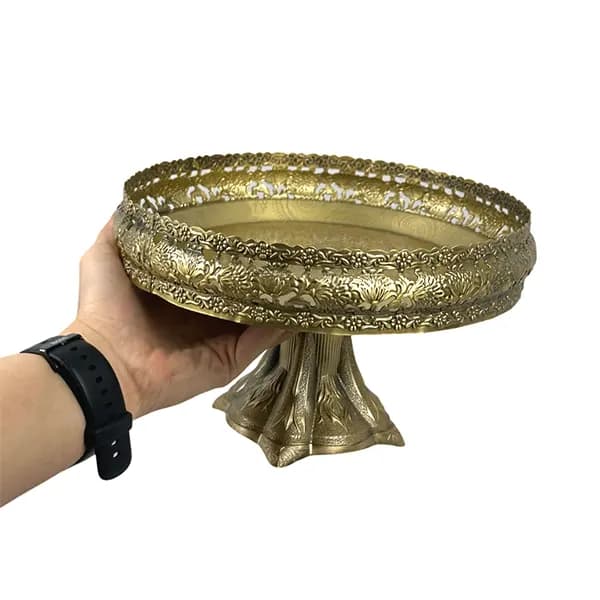 شکلات خوری گرد تک پایه 5031 آنتیک — تصویر ۲