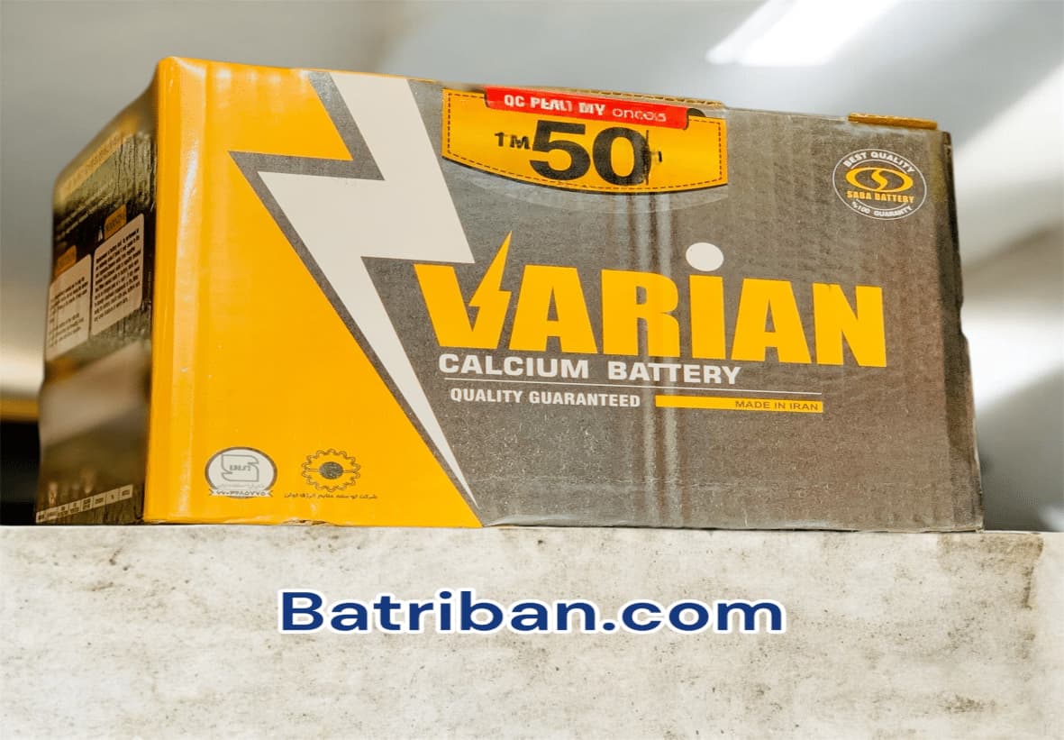 باتری 50 آمپر L2 واریان صبا باتری — تصویر ۲