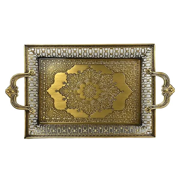 سینی مستطیل متوسط آنتیک 7101