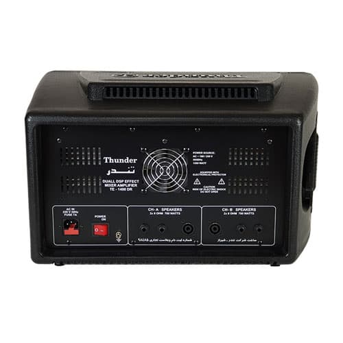 سیستم صوتی اکو آمپلی فایر تندر مدل TE-1400DR — تصویر ۲