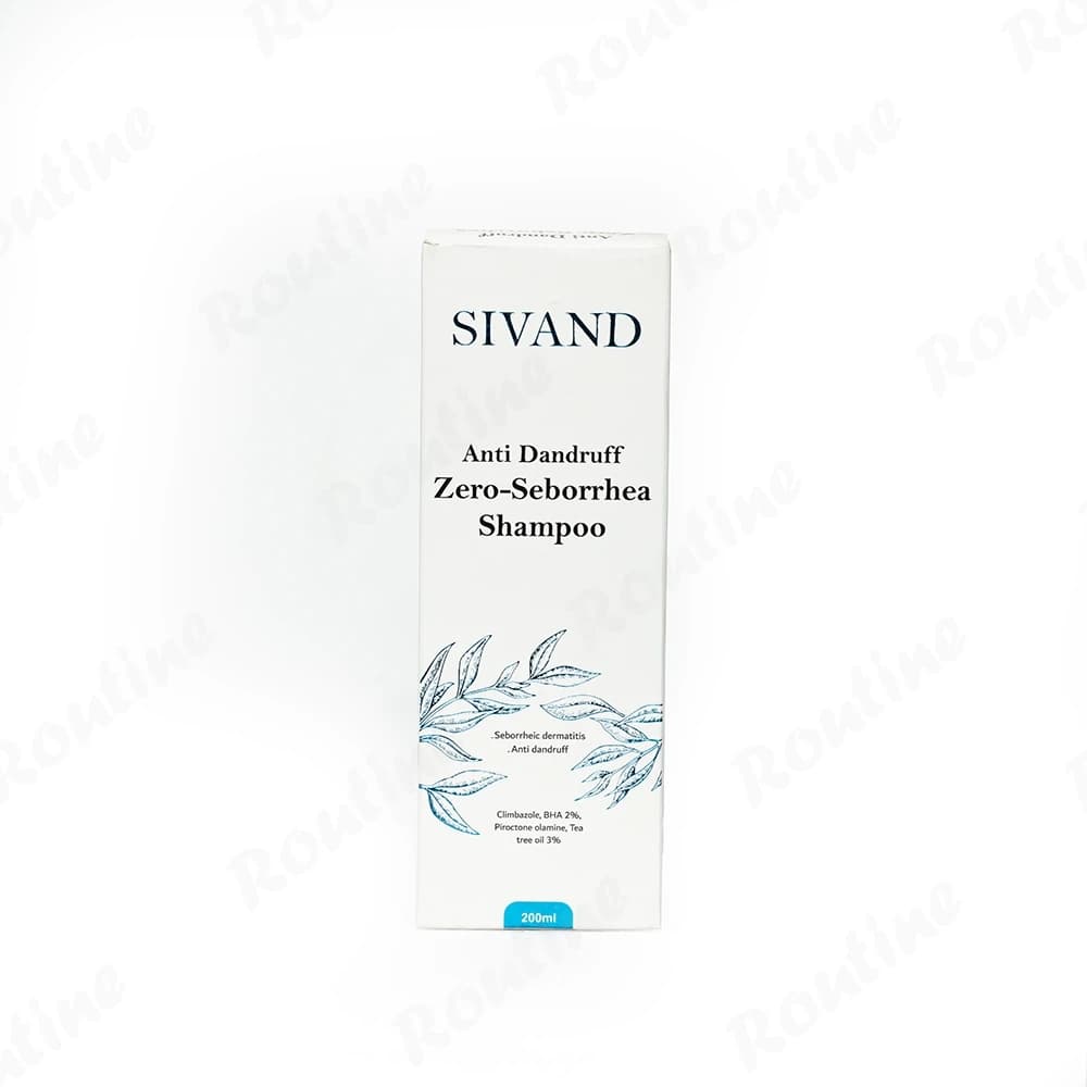 شامپو ضد شوره سر و بدن سیوند سری Climbazole مدل Zero Dandruff 0359 حجم ۲۰۰ میلی لیتر — تصویر ۳