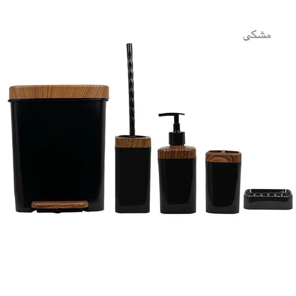 ست بهداشتی آرات طرح چوب رزمن — تصویر ۴
