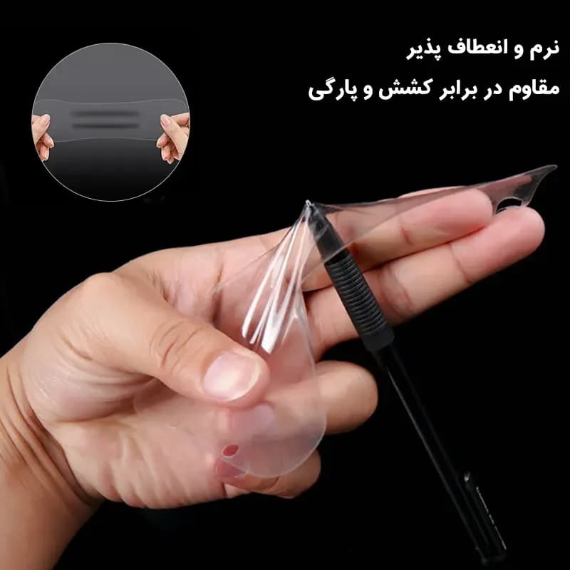 محافظ صفحه مچ بند شیائومی Mi Band 11 هیدروژل — تصویر ۵