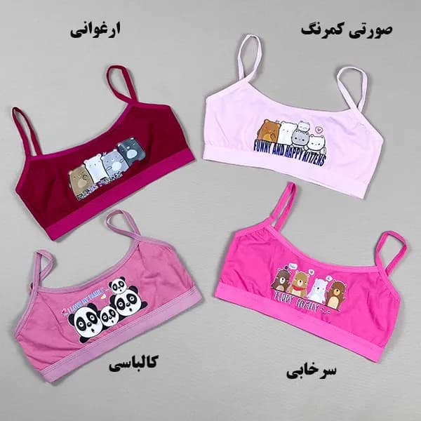 نیم تنه دخترانه بندی چاپی — تصویر ۸