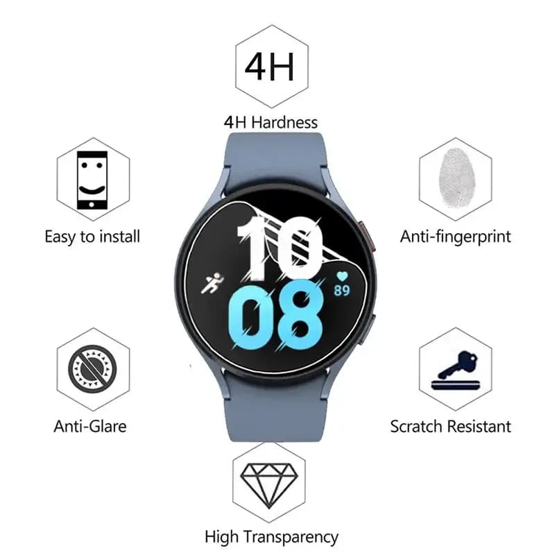 محافظ صفحه ساعت سامسونگ Galaxy Watch 7 44mm هیدروژل — تصویر ۲