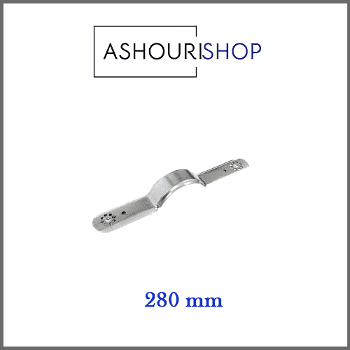 صفحه نصب زوج قوس دار سایز 280mm برند نیوپایپ