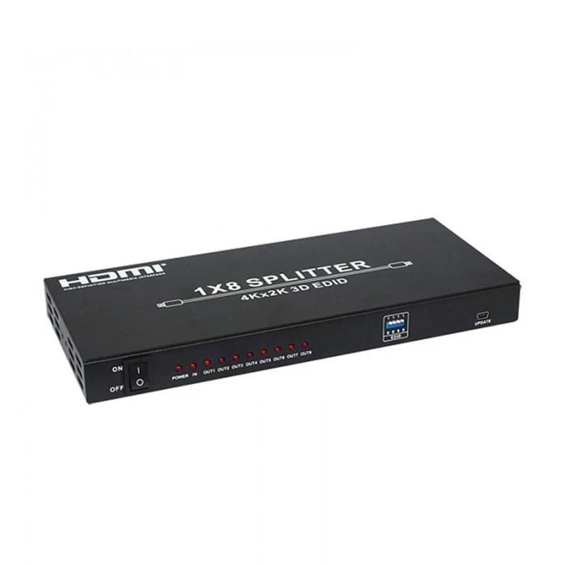 اسپلیتر 8 پورت HDMI فرانت مدل FN-V108 کد 9467 — تصویر ۴