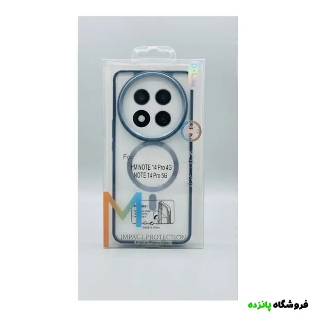 قاب i-like شیائومی Note 14 Pro 4G شفاف لنز کربن – مشکی