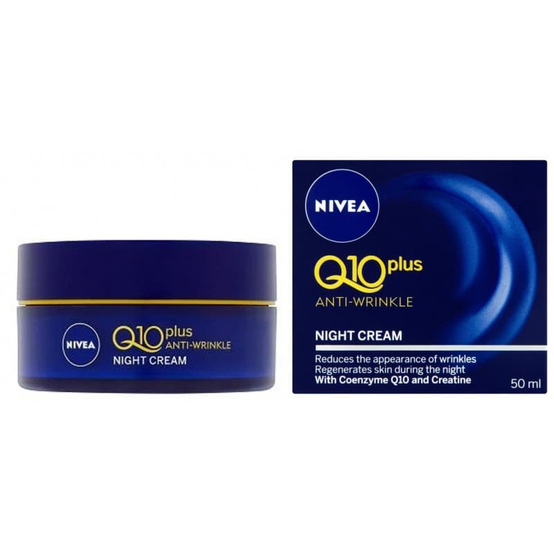 کرم ضد چروک شب نیوآ NIVEA مدل کیوتن پلاس