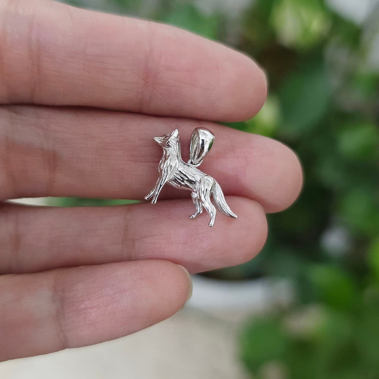 گردنبند نقره روباه MT 1345 — تصویر ۲
