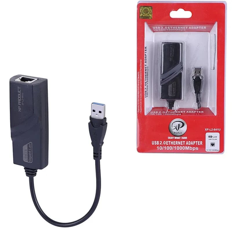 تبدیل USB به LAN ایکس پی پروداکت XP-L2-841U کد 9611