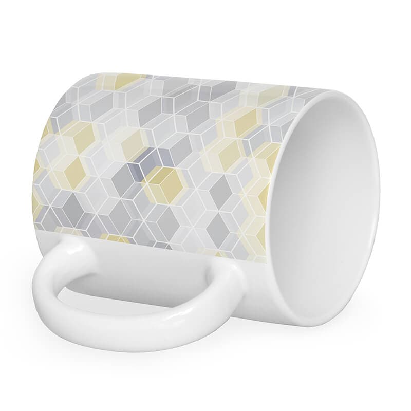 ماگ سرامیکی طرح مکعب کد 1828 — تصویر ۸