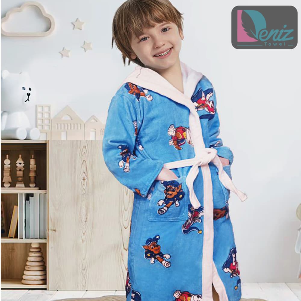 حوله کودک طرح سگ های نگهبان رنگ آبی