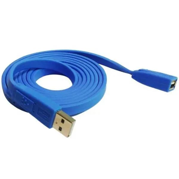 کابل افزایش طول USB فلت 3 متری هویت کد 9567-9569