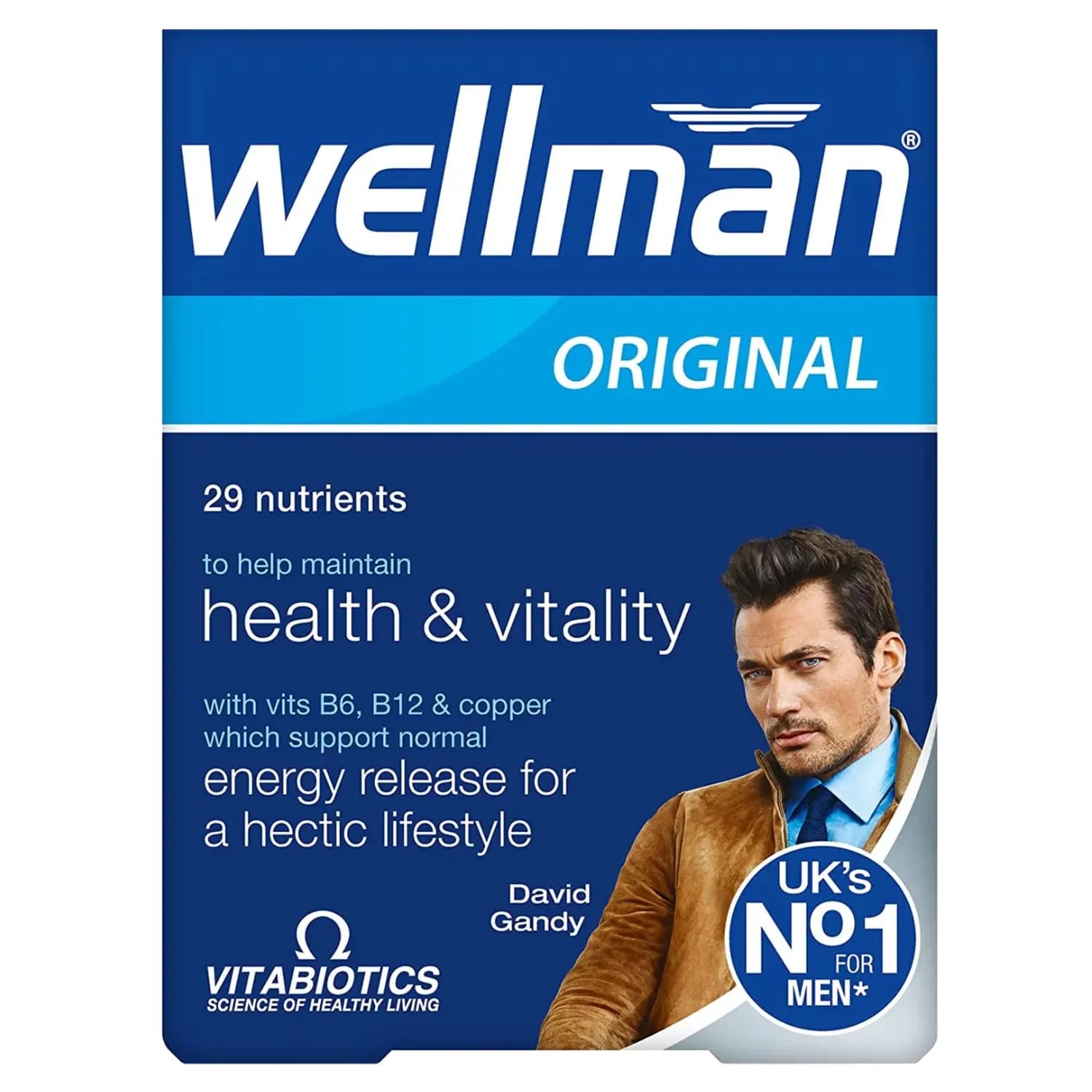 مکمل خوراکی آقایان وایتابیوتیکز مدل Wellman Original بسته 30 عددی