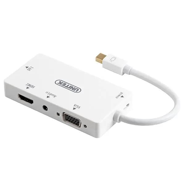 تبدیل MiniDisplay به HDMI,DVI,VGA یونیتک مدل Y-6354WH کد 9676