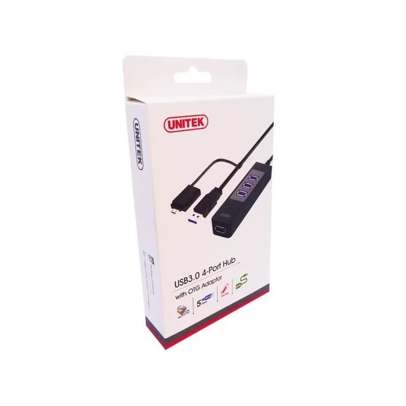 هاب 4 پورت USB 3.0 یونیتک مدل Y-3046A کد 9646 — تصویر ۳