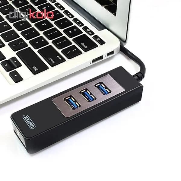 هاب 3 پورت USB3.0 یونیتک مدل Y-3048A کد 9649 — تصویر ۲