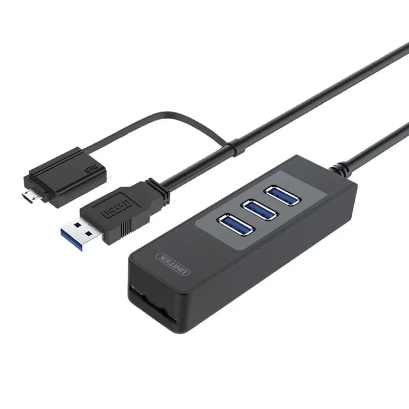 هاب 3 پورت USB3.0 یونیتک مدل Y-3048A کد 9649