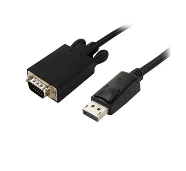 کابل مبدل DisplayPort به درگاه نر VGA یونیتک مدل Y-5118F طول 1.8 متر کد 9659 — تصویر ۲