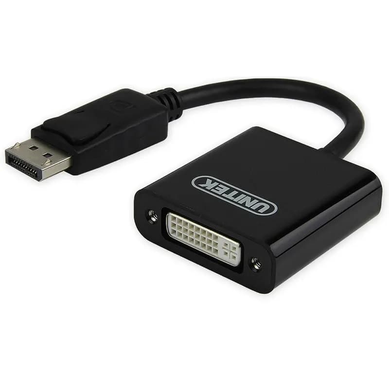 مبدل DisplayPort به درگاه ماده DVI یونیتک مدل Y-5118AA کد 9685