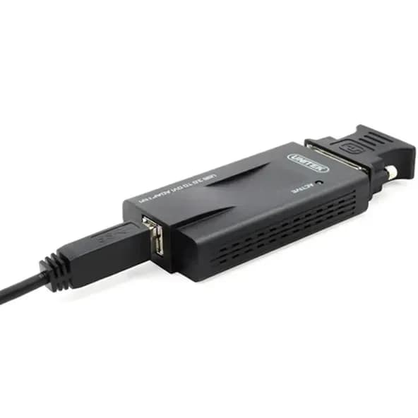 مبدل USB3.0 به DVI+VGA یونیتک مدل Y-3801 کد 9665 — تصویر ۲
