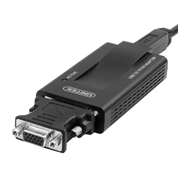 مبدل USB3.0 به DVI+VGA یونیتک مدل Y-3801 کد 9665 — تصویر ۳