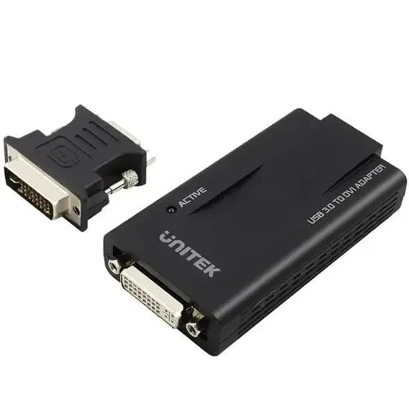 مبدل USB3.0 به DVI+VGA یونیتک مدل Y-3801 کد 9665 — تصویر ۴