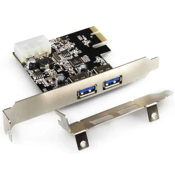 کارت PCI Express دو پورت USB3.0 یونیتک مدل Y-7301 کد 9666 — تصویر ۲