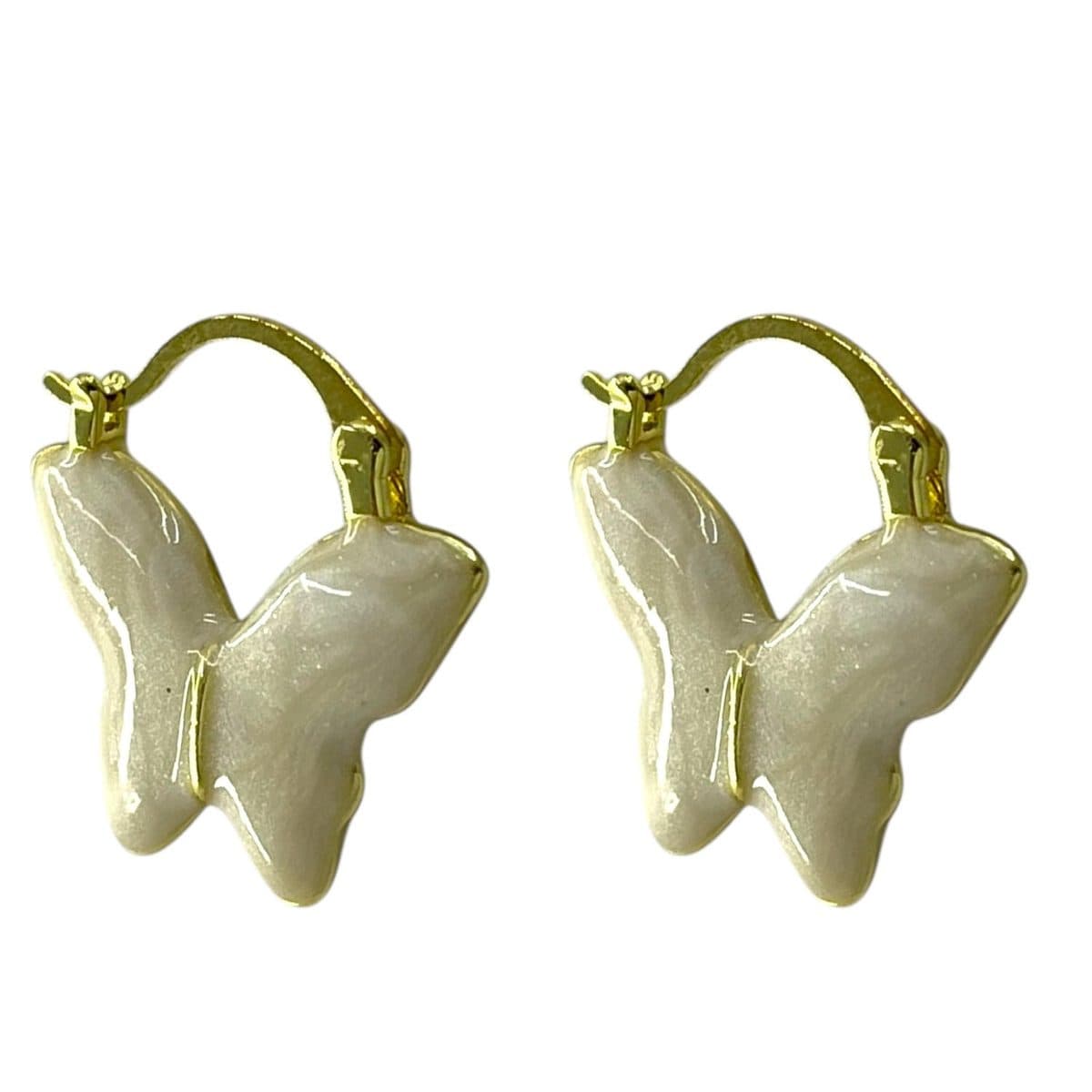 گوشواره زنانه میناکاری مدل پروانه کد E6410