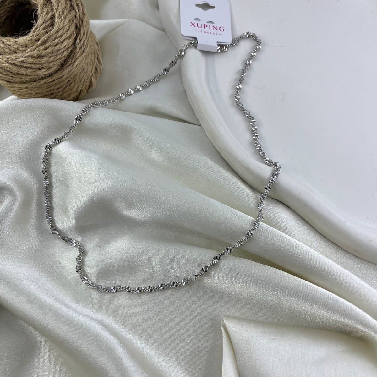 گردنبند زنانه ژوپینگ مدل طنابی کد N5235 — تصویر ۲