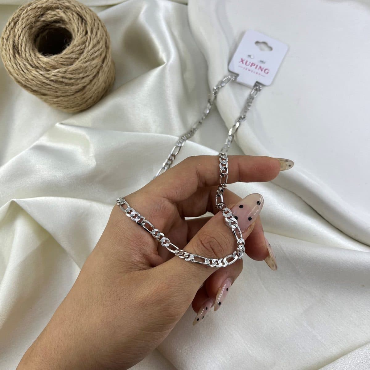 گردنبند زنانه ژوپینگ مدل فیگارو کد N5233 — تصویر ۳