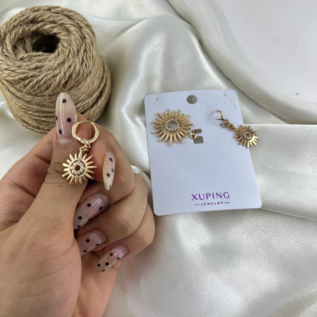 نیم ست زنانه ژوپینگ خورشید جواهری کد M4384 — تصویر ۳