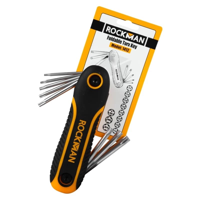 آچار آلن ستاره ای چاقویی فانتزی (8عددی) برند Rockman مدل 1402