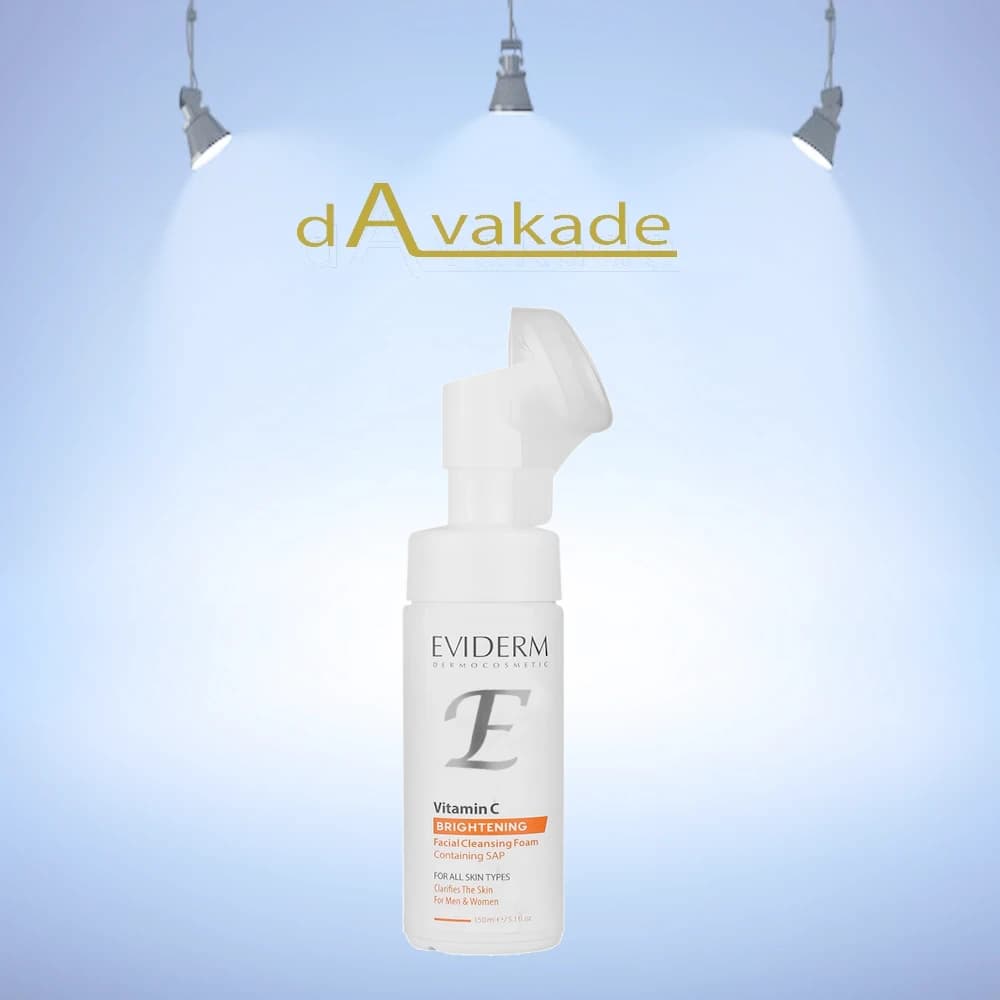 فوم شستشوی صورت ویتامین C اویدرم EVIDERM