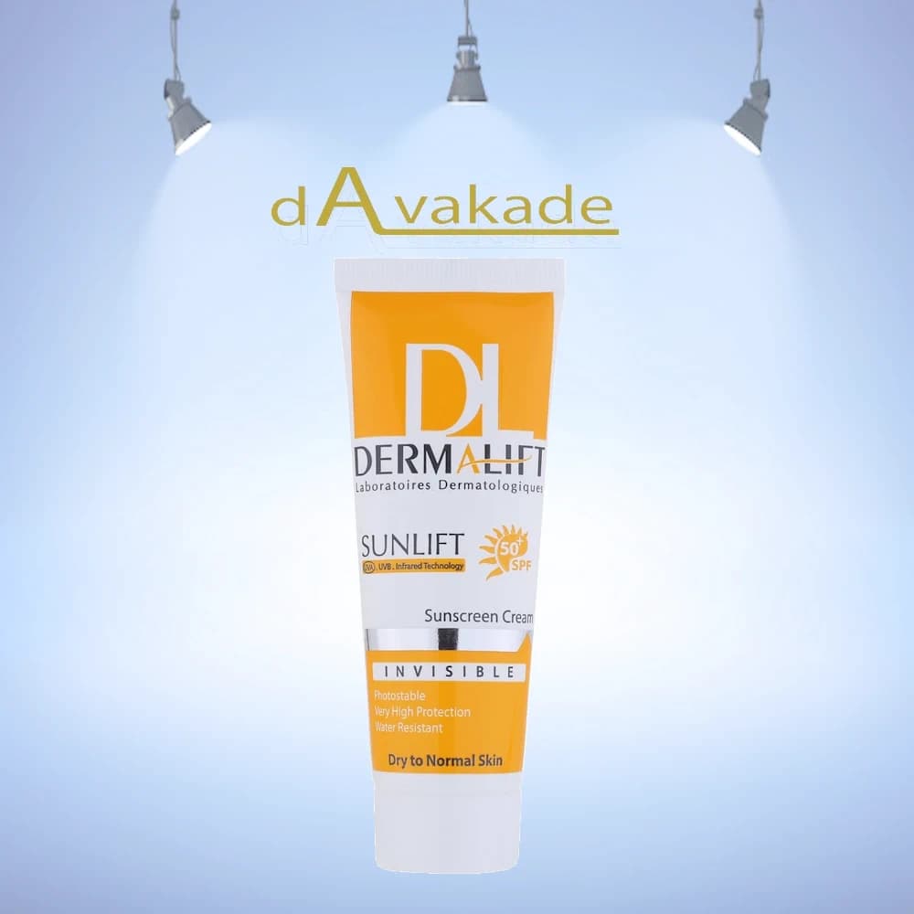 ضد آفتاب سان لیفت SPF50+ رنگی پوست خشک 1 درمالیفت DERMALIFT — تصویر ۲