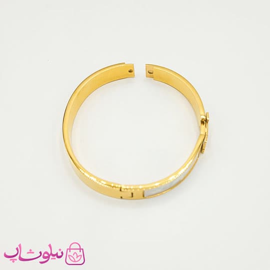 دستبند دخترانه هرمس سفید کد 280 — تصویر ۳