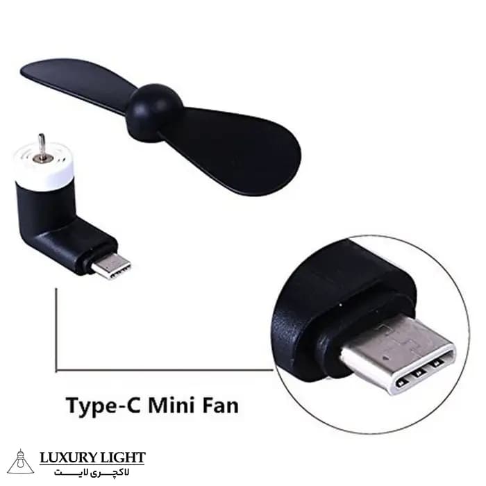 پنکه همراه مدل USB-C — تصویر ۷
